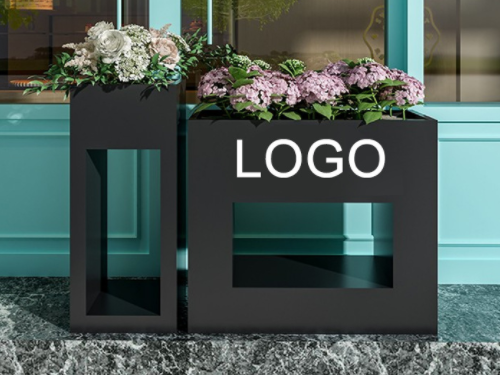 售楼部花架花箱组合